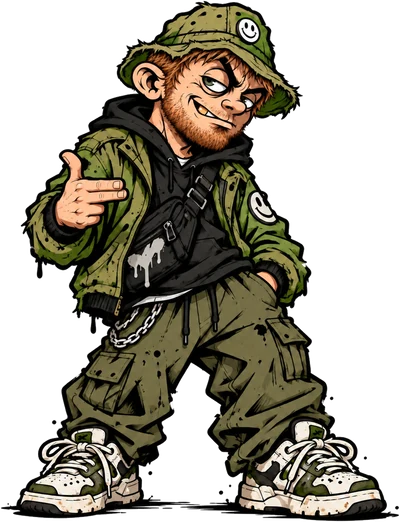 The Scruff Baggins character