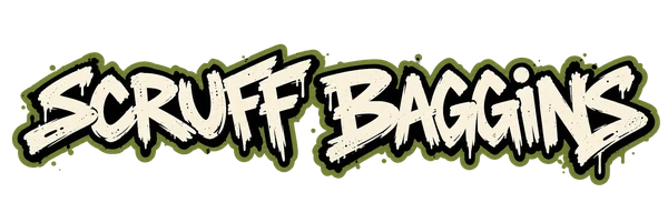 Scruff Baggins wordmark